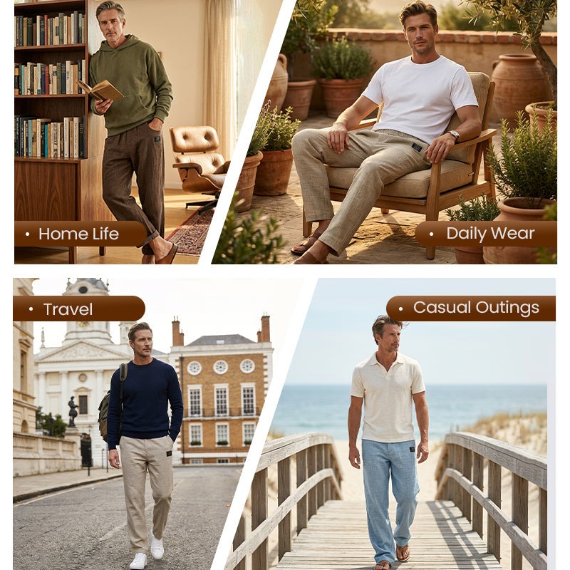 Wave Ultra-Breathable Straight-Leg Stretch Trousers