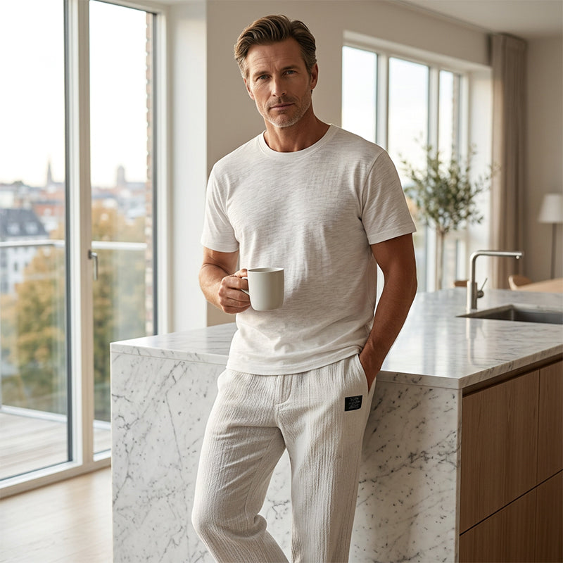 Wave Ultra-Breathable Straight-Leg Stretch Trousers