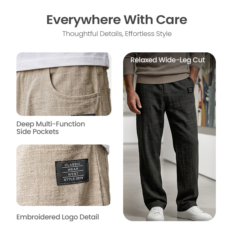 Wave Ultra-Breathable Straight-Leg Stretch Trousers