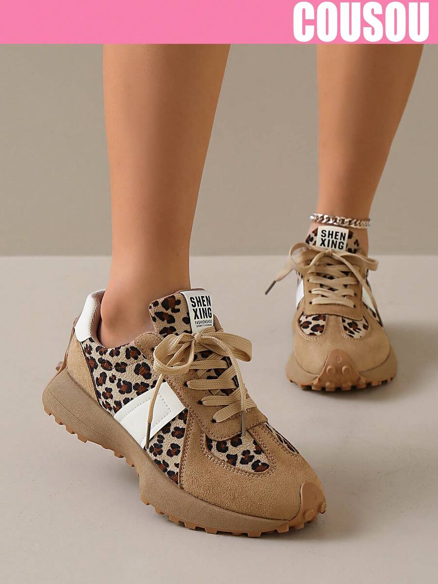2026 New Women Thick Sole Sneakers, Lace-Up Casual Chunky Sneakers, Flat Platform, Breathable Patchwork, Spring/Summer, Height Increasing, Y2K Aesthetic