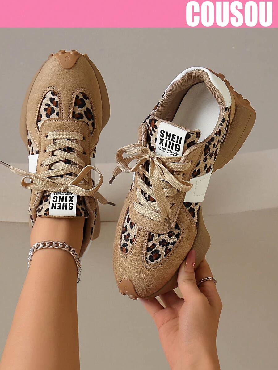 2026 New Women Thick Sole Sneakers, Lace-Up Casual Chunky Sneakers, Flat Platform, Breathable Patchwork, Spring/Summer, Height Increasing, Y2K Aesthetic